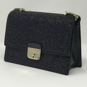 Kate Spade Eden Glitter Sunset Lane Blk Cr…
